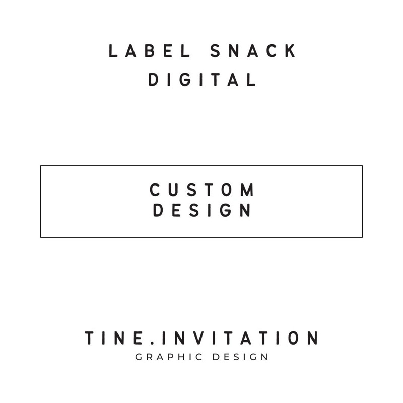 

label snack / banner / sticker