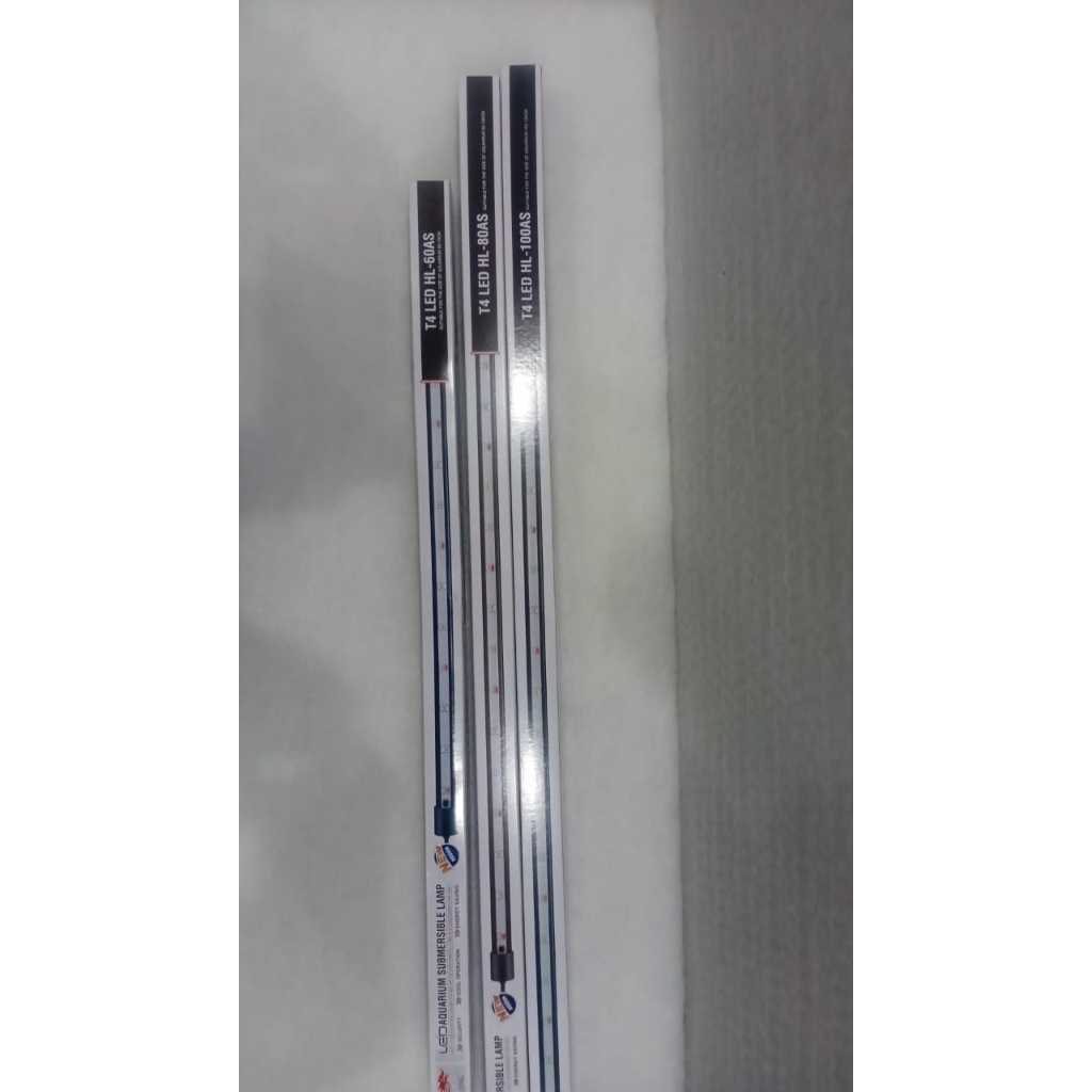 Lampu T4 LED HL aquarium akuarium kolam Hailong Hai Long AS 3x ganti mode warna  60cm 80 cm 100 cm G
