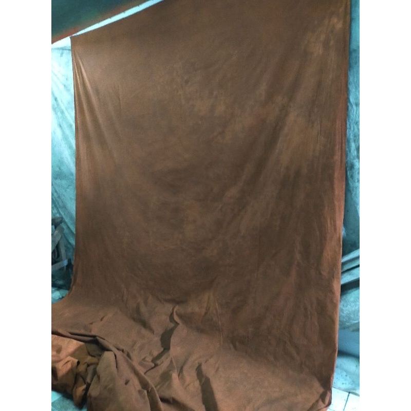 background studio foto muslin abstrak coklat uk3x5m