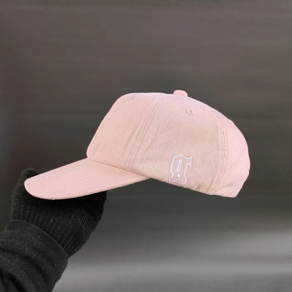 Topi Cap Unisex Pria Wanita G-DRAGON x 8 SECONDS Soft Pink Original