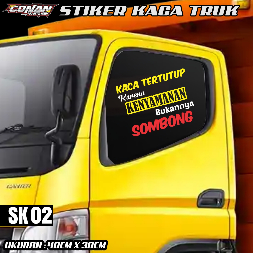 Stiker Kata Kata Stiker Cutting Stiker Kaca Samping Truk Pick Up Mobil