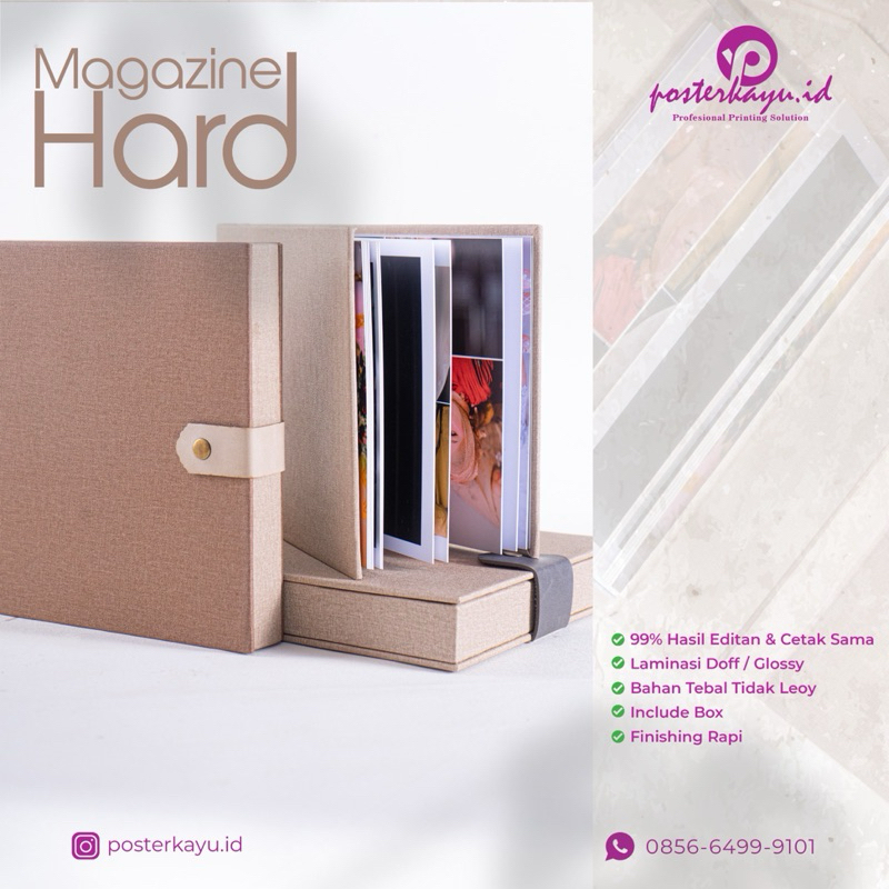 Album Magazine Hard Cover 20x30 | Album Foto | Album Murah | Album Custom