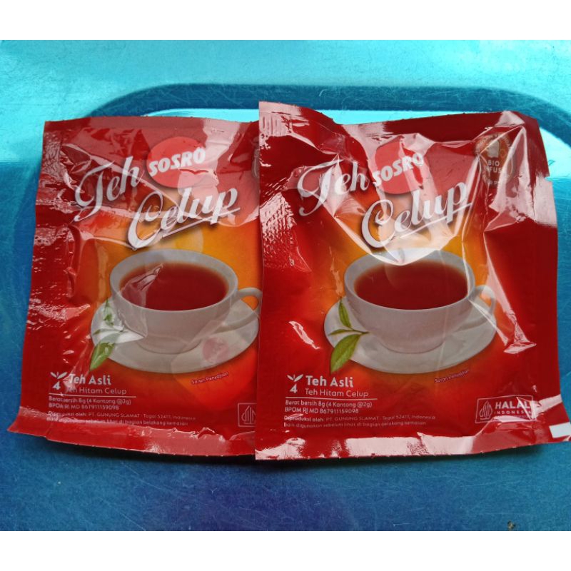 

Teh Celup Sosro 8 gr Isi 4 pcs