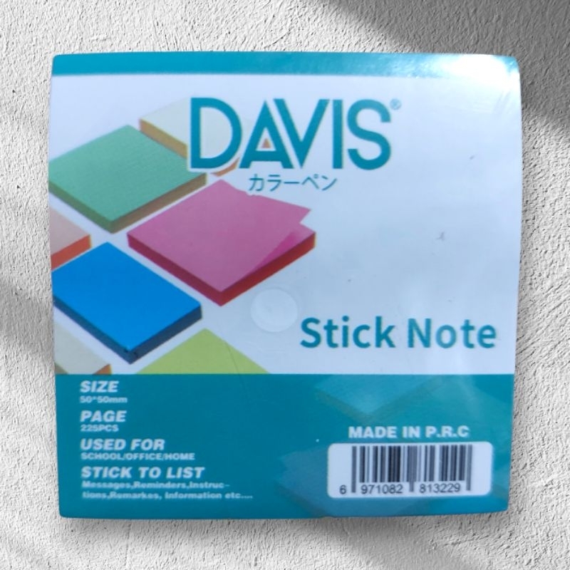 

Stick Note 50x50mm Kertas Note 9 Warna isi 225pcs (Azzahratoserba22)