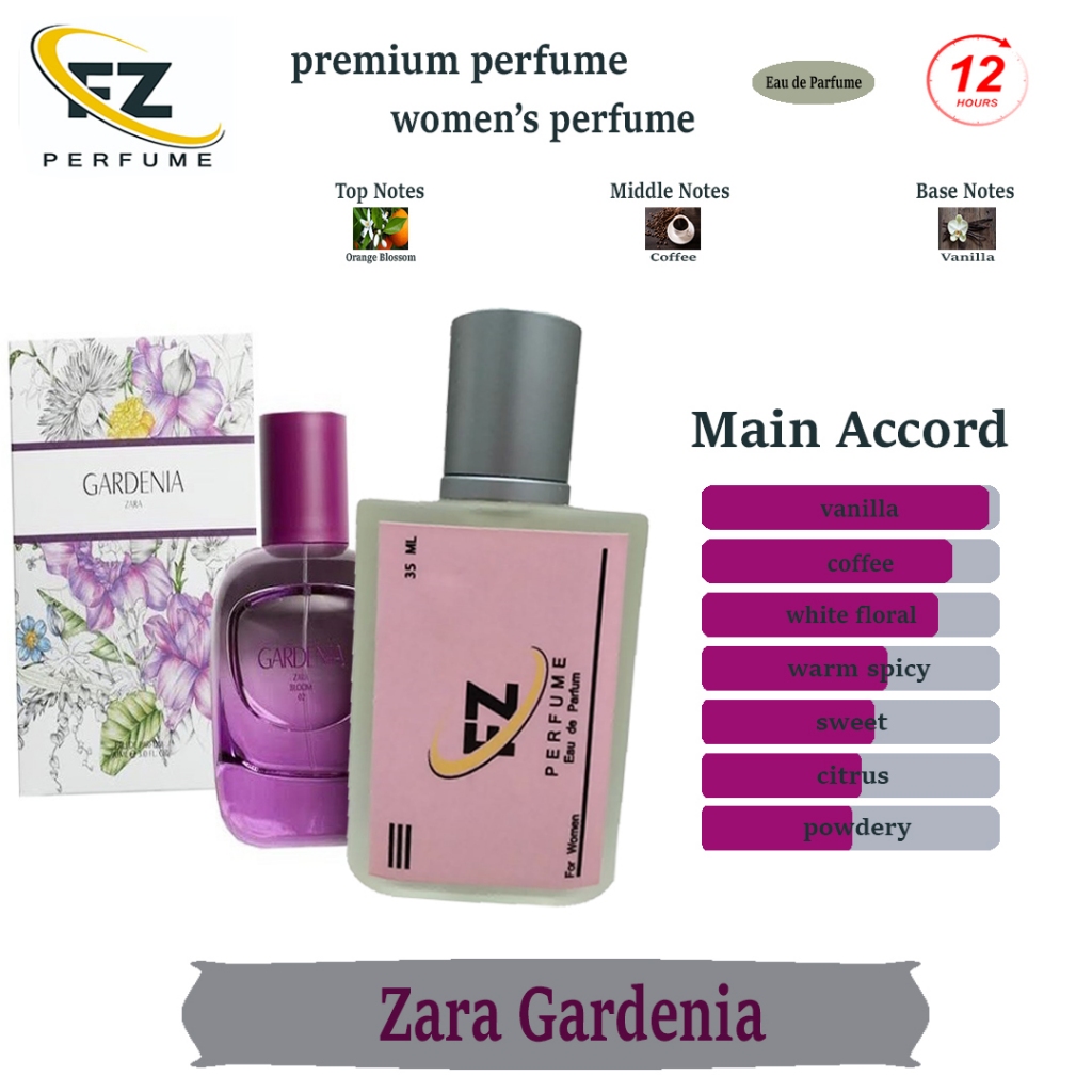 FZ Perfume - Zara Gardenia - Inspired Premium Parfume