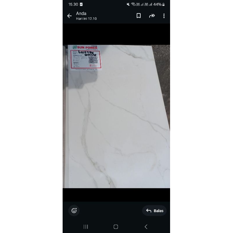 keramik semi granit lustre white 30x60 motif marmer putih glosy