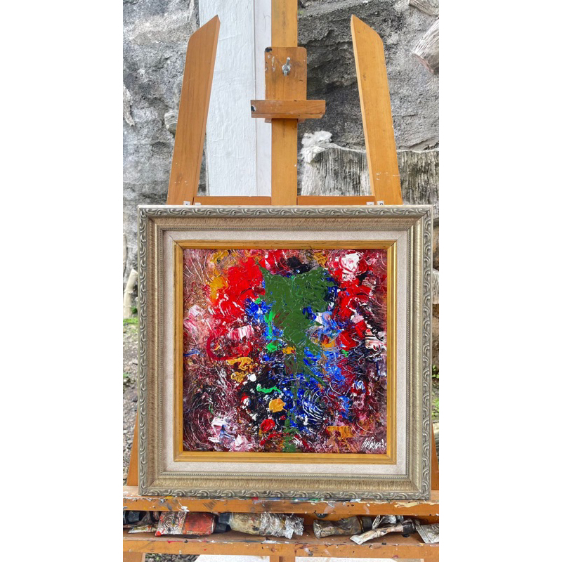 Lukisan Kanvas Versi DAUN SEPI