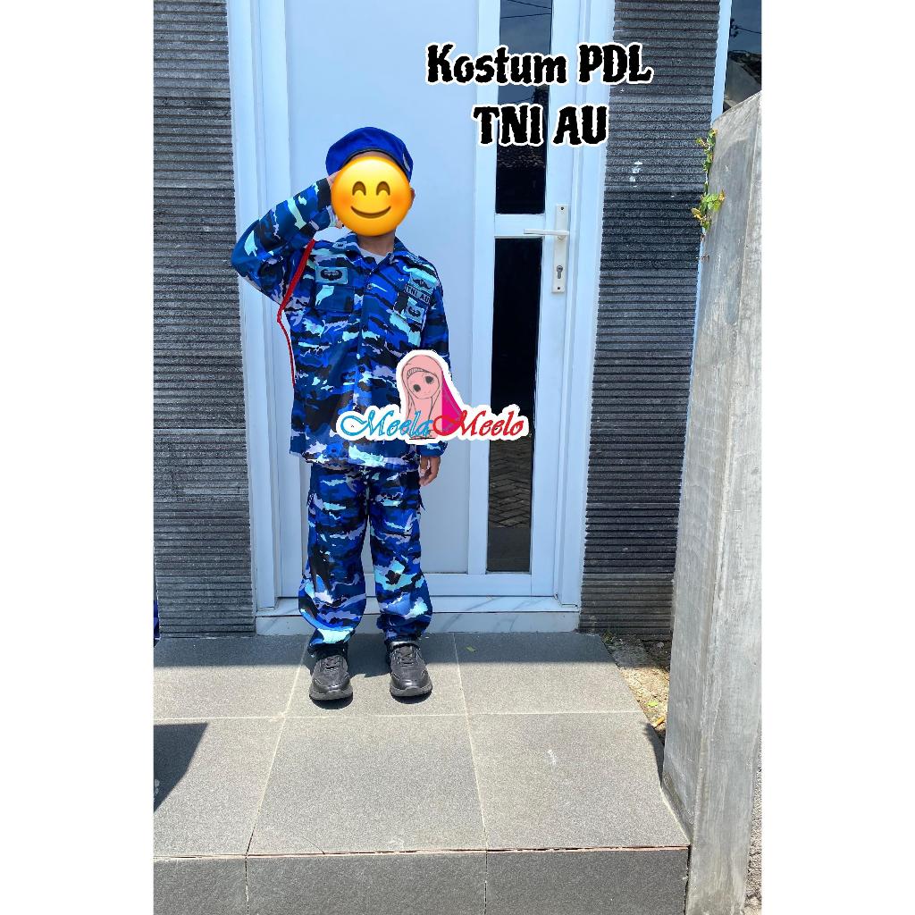 COD Baju Loreng Tni Angkatan Udara Baju Pdh Tni AU Anak Laki Laki Perempuan Seragam Tni AU Termurah