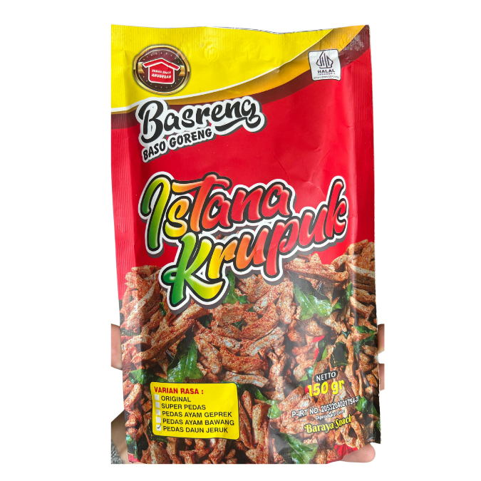 

BASRENG | Baso Goreng Cemilan Pedas Basreng Daun Jeruk Super Pedas