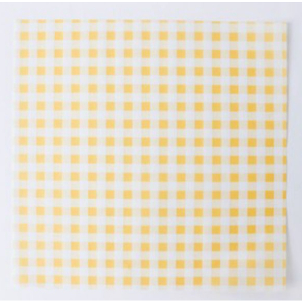 

POPIBake 50pcs KOTAK2 KUNING 18x18cm Wax Paper Sandwich Wrapping Paper Kertas Greaseproof Kertas Penggoreng 18x18