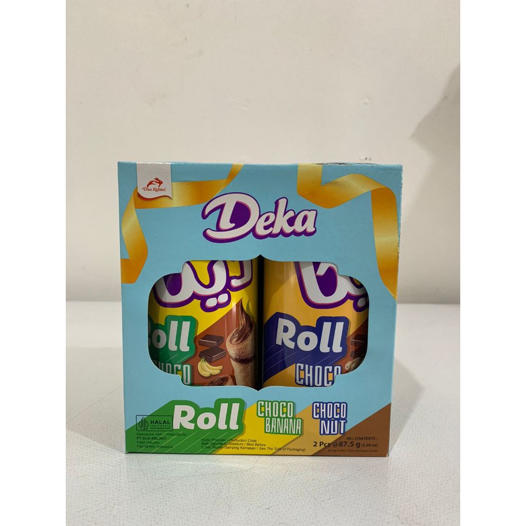 

Deka Wafer roll hampers parcel paket lebaran kaleng 2 x 87,5gr