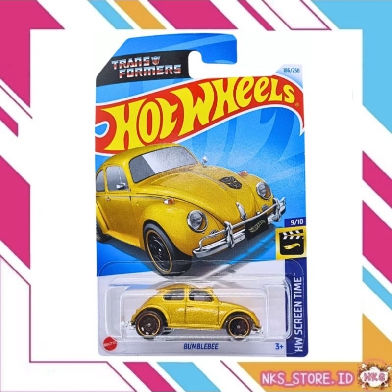 Hot wheels Transformers Bumblebee Gold Lot Q 2024 Hotwheels TFO
