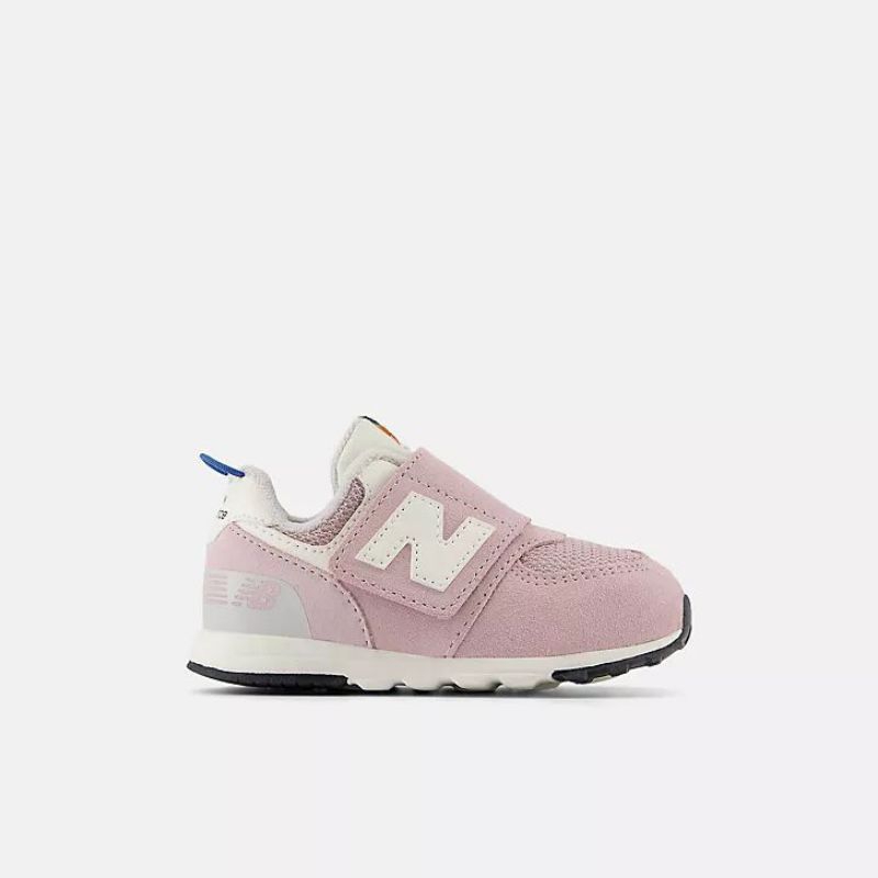 SEPATU ANAK ORIGINAL NB 574 Hook n Loop PINK WHITE