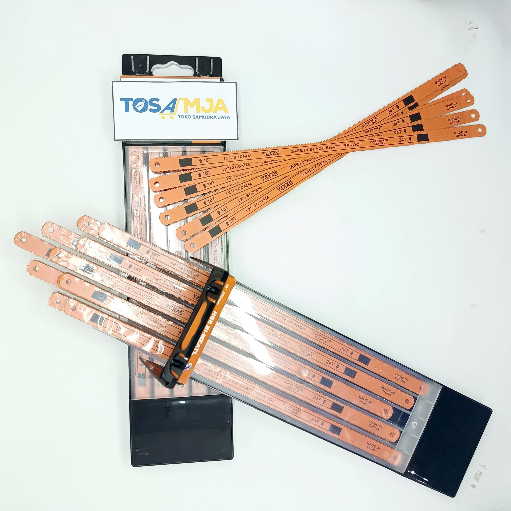 Mata Gergaji Alat Potong Besi Pipa PVC  Logam 2 Sisi — 9