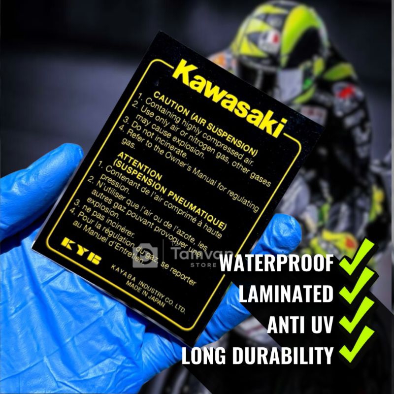 STICKER SHOCK KYB KZ 650 ZEPHYR 550