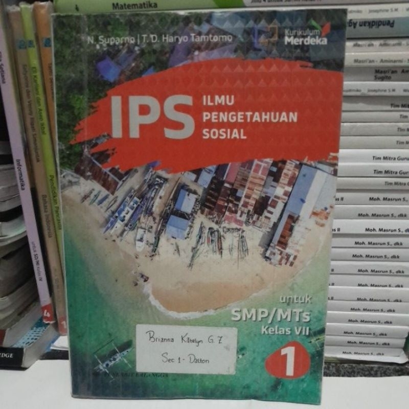 BUKU IPS ILMU PENGETAHUAN SOSIAL KELAS 7-VII-1 SMP/MTS KURIKULUM MERDEKA