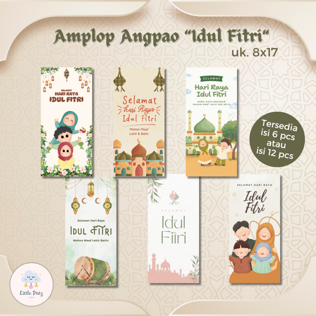 

BEST SELLERIDUL FITRI!!! Amplop Angpao "Idul Fitri" SERIES PREMIUM