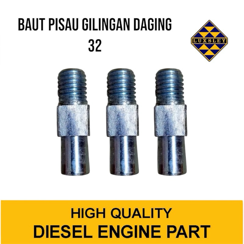 Baut Pisau Gilingan Daging No. 32 – Drat 12mm & 13mm – Cocok untuk Gilingan Daging Warna Hijau