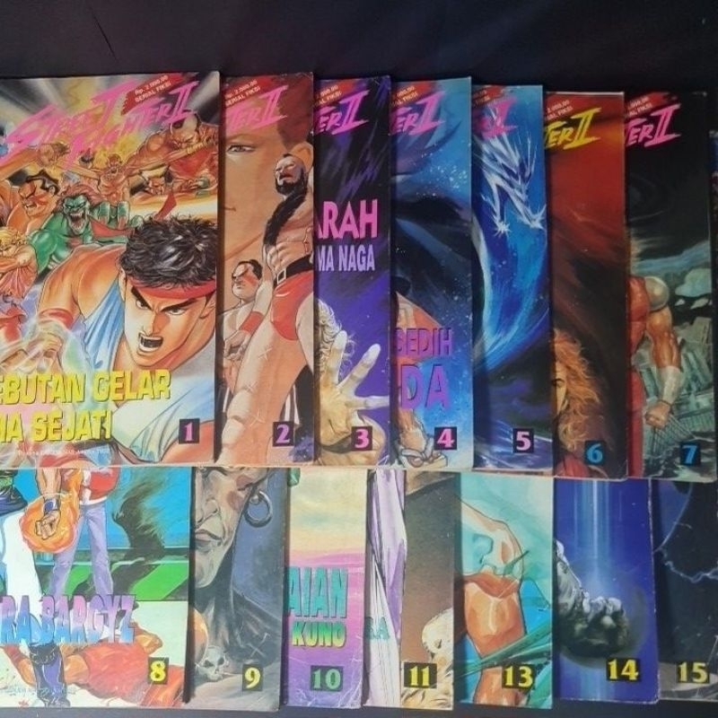 Majalah Komik - Street Fighter II Paket 14 Buku