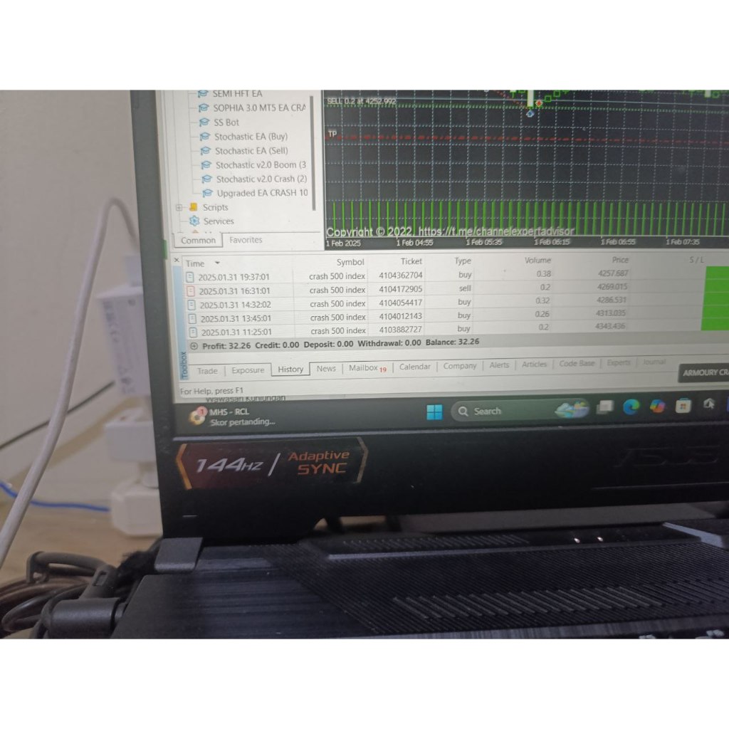 MT5 EA Robot Bitcoin/BTC modal 50$ profit konsisten