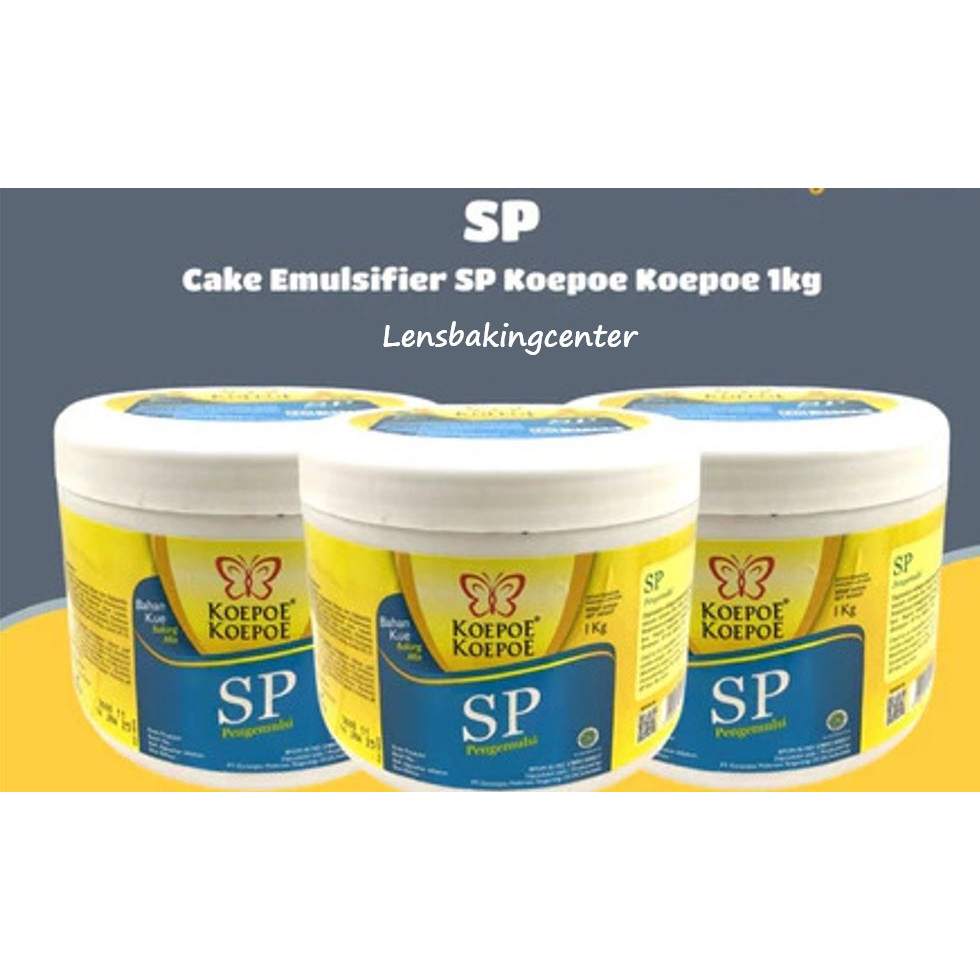 

SP Koepoe Koepoe 1kg | Cake Emulsifier Pengemulsi Kupu 1 kg | Pengembang Kue SP Kupu2 Kupu 1kg