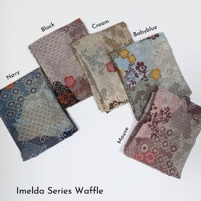 Kerudung motif Krudung Segiempat hijab segi empat - IMELDA