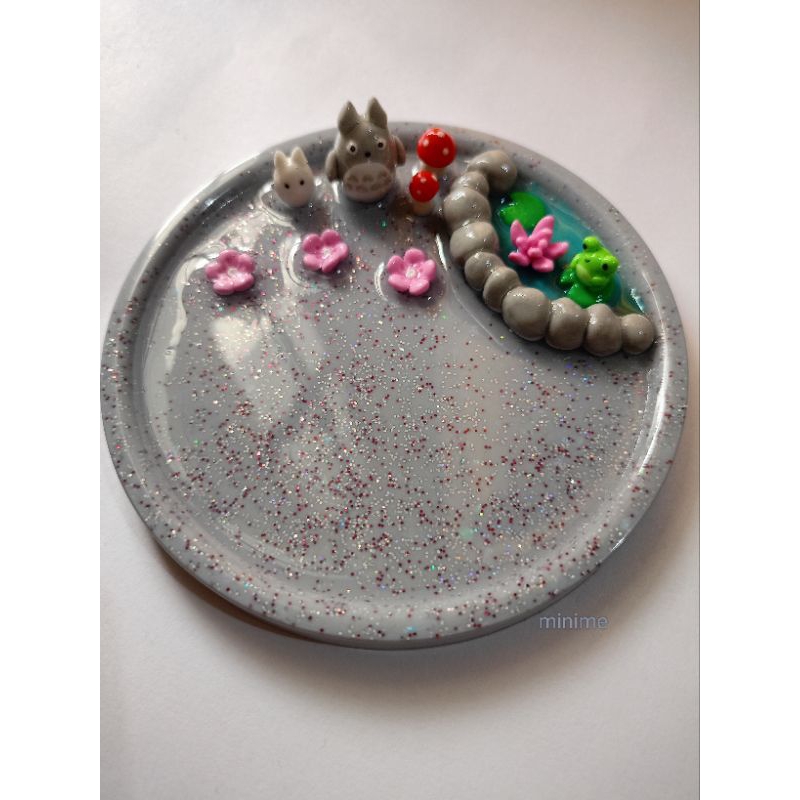 

Trinket dish nail art palette jewelry tray