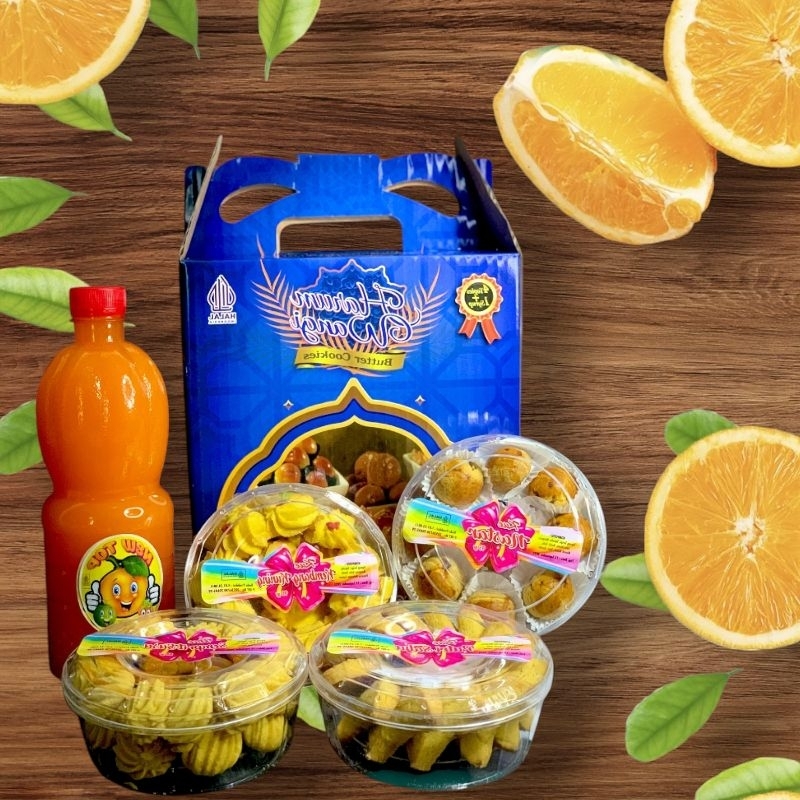 

PROMO Hampers Kue Lebaran 2025 Harum Wangi HARGA PROMO MURAH - VARIAN ISI 4 BUNDAR + 1 SIRUP