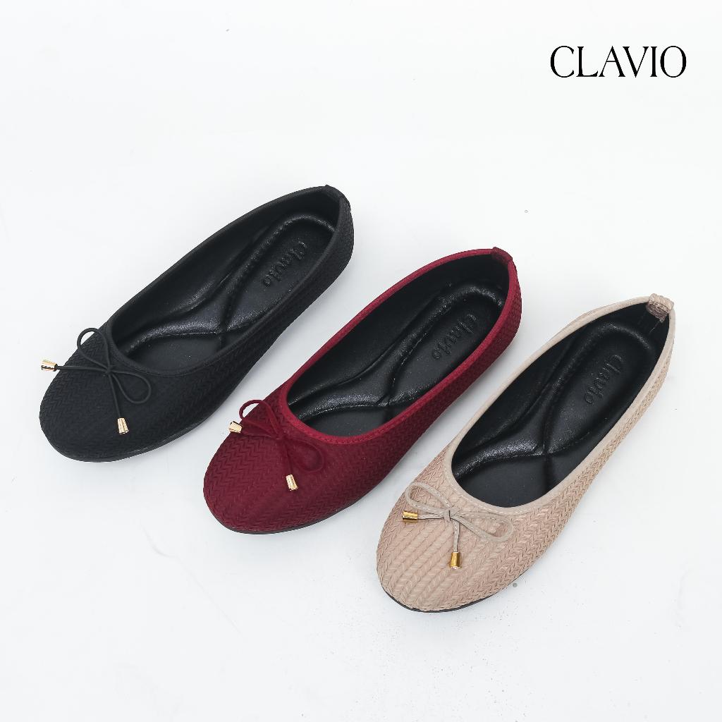 CLAVIO Eudora Sepatu Wanita Flat Shoes Super Empuk