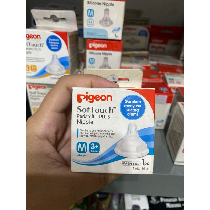 Termurah , Pigeon Softouch Nipple Peristaltik PLU+