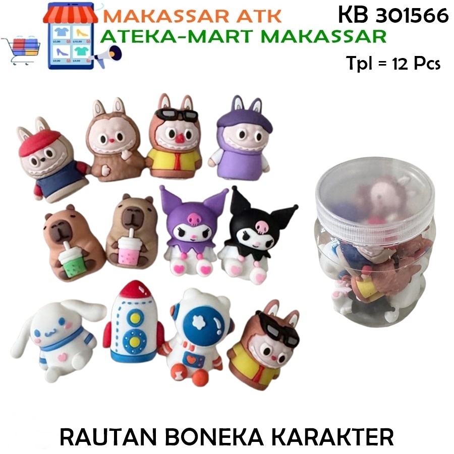 

[TOPLES/12PCS] RAUTAN BONEKA LABUBU KUROMI LUCU