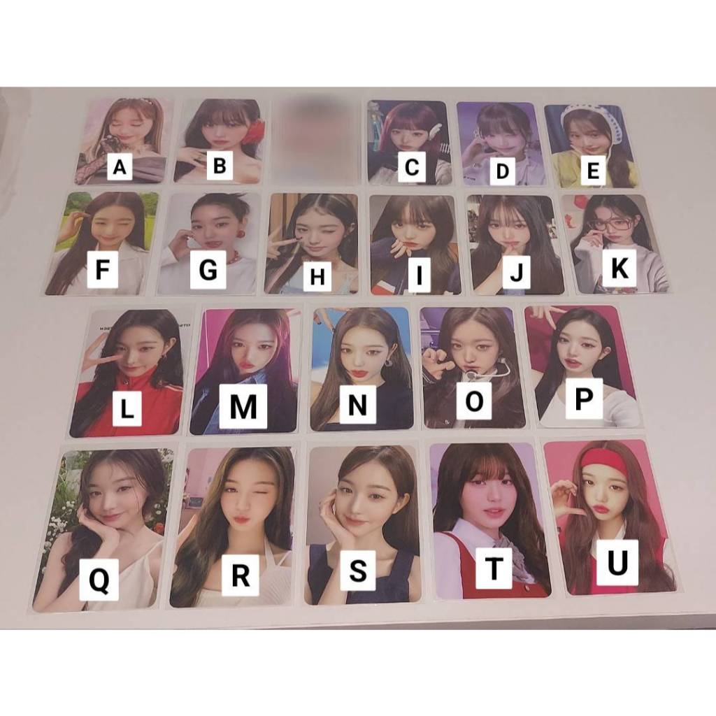 PC PHOTOCARD WONYOUNG WONY IVE IZONE ELEVEN LOVE DIVE AFTER LIKE I AM I'VE IVE BADDIE I'VE MINE HEYA