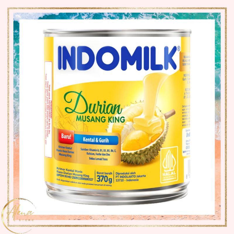 

Indomilk Susu Kental Manis Rasa Durian Musang King Kemasan 370g