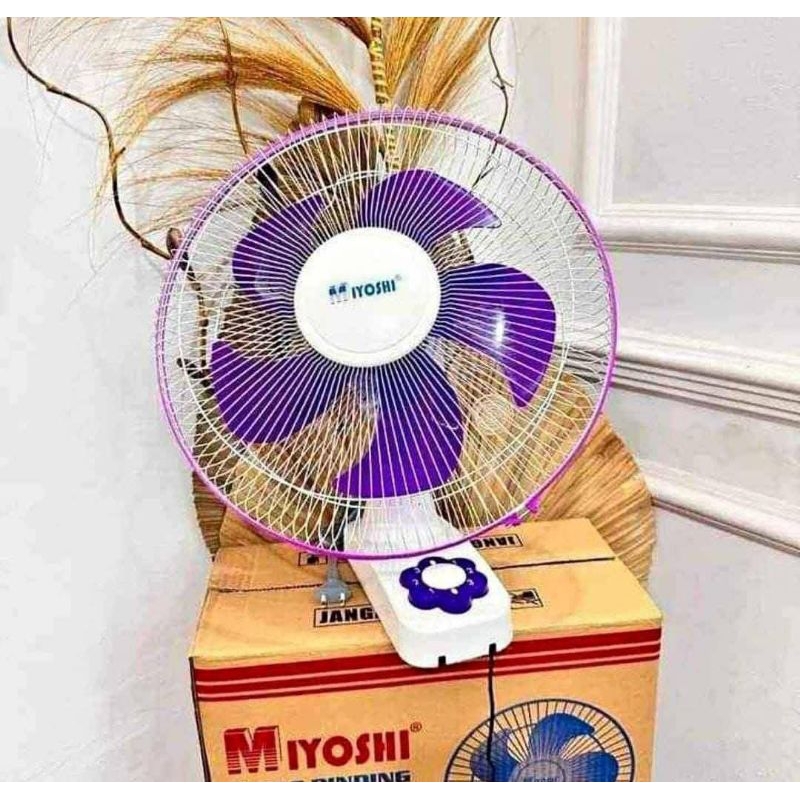 Kipas angin dinding MIYOSHI 16"/kipas tembok/kipas tempel/wall fan/kipas berdiri