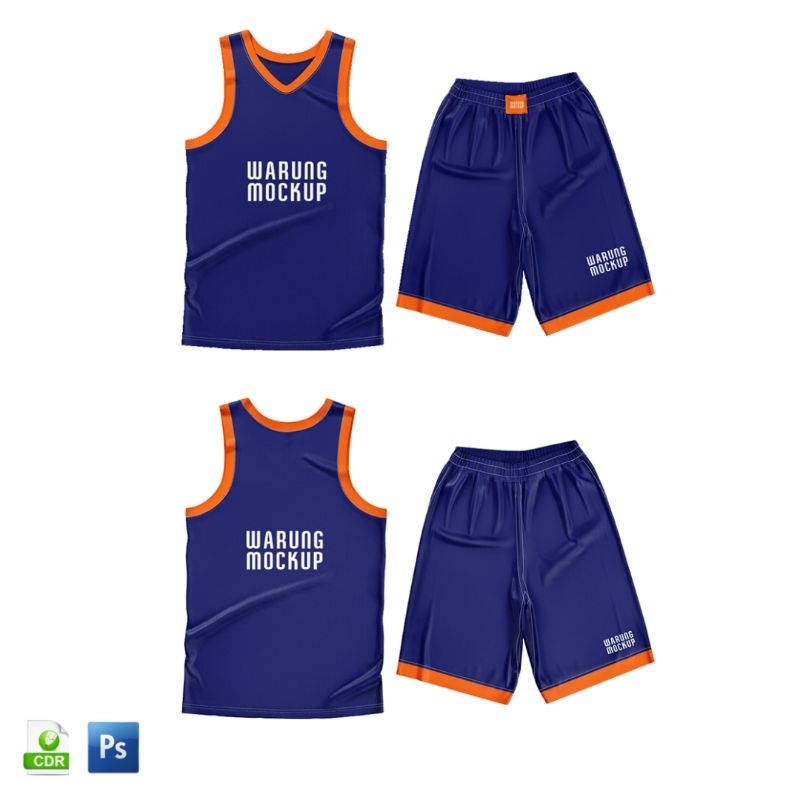 MOCKUP JERSEY BASKETBALL REALISTIC