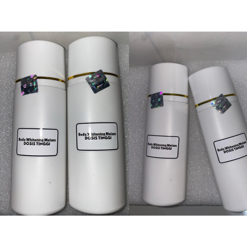 [ORIGINAL] BODY WHITENING MALAM DOSIS TINGGI (Dosting) Pemutih AMPUH BPOM. HB EXTRA WHITENING SUPER