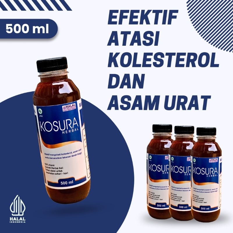 

Kosura 500ml Efektif Untuk Atasi Kolesterol Dan Asam Urat