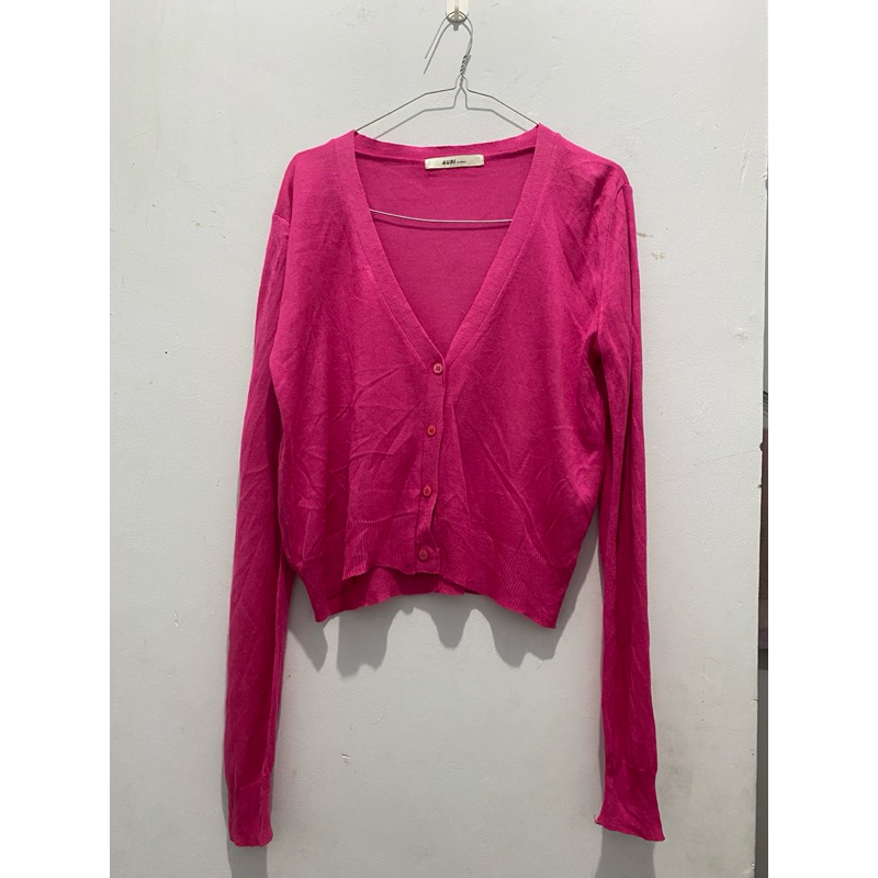 Cardigan fuschia