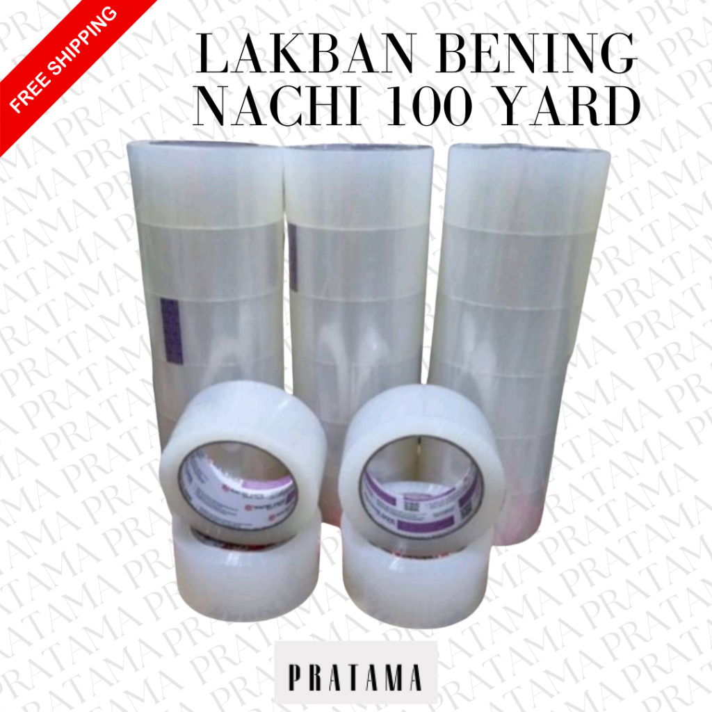 

Selotip / Lakban Bening / Lakban / Lakban NACHI 100 Yard