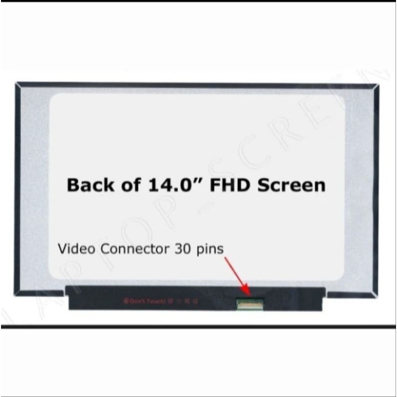 Layar LED LCD Laptop HP 14-dk 14s-dk100p 14-dk1000 14z-dk1000 14-dk1xxx 14s-dk1xxx Full HD