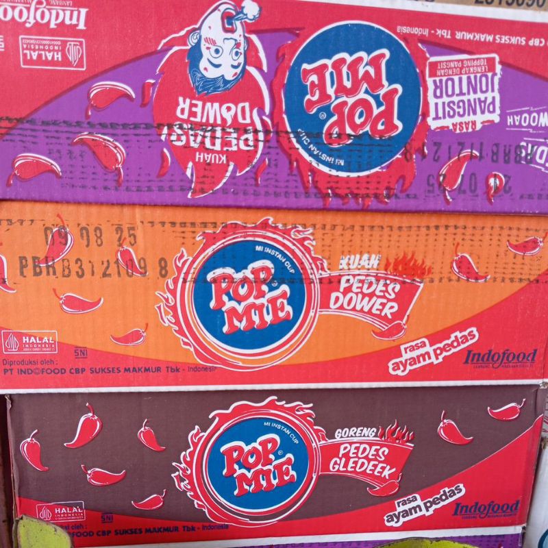 

Pop Mie Pedas/ Popmie 1 dus isi 12 pcs