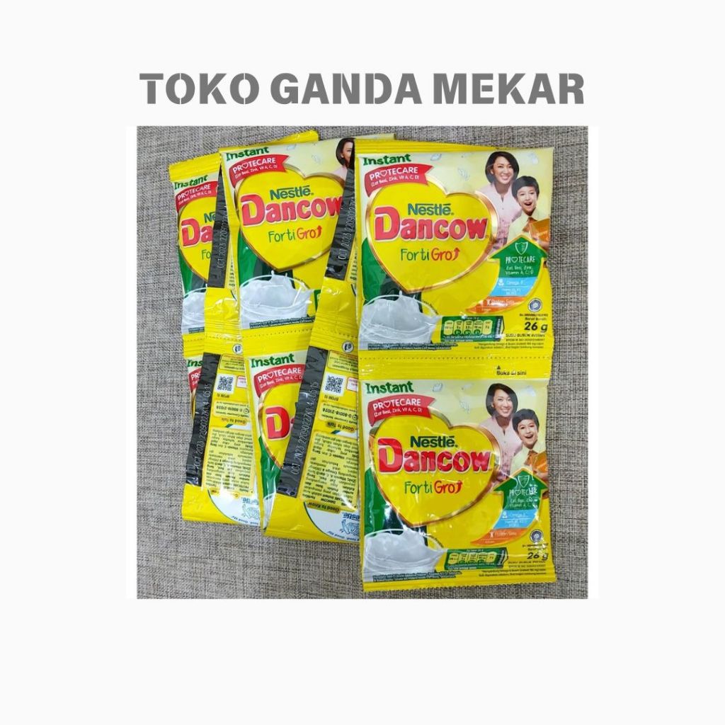 

Susu Dancow Instant Putih Sachet 26gr Renceng isi 10 pcs