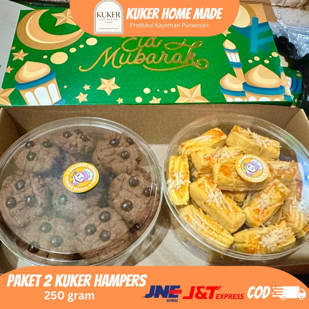 

Kuker Home Made Paket 2 Hampers 250 gram lebaran 2025