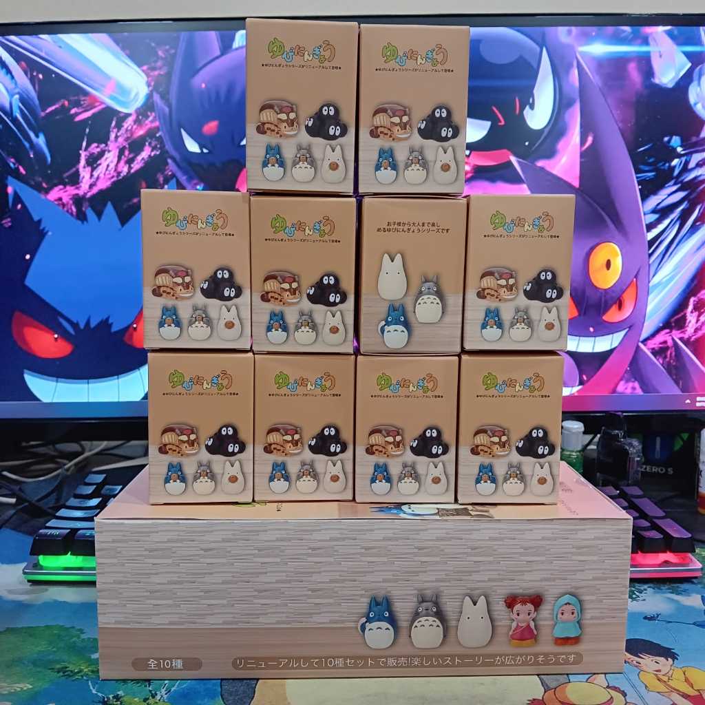 Bonjar My Neighbor Totoro Ghibli Boneka Jari Finger Doll Figure set 10