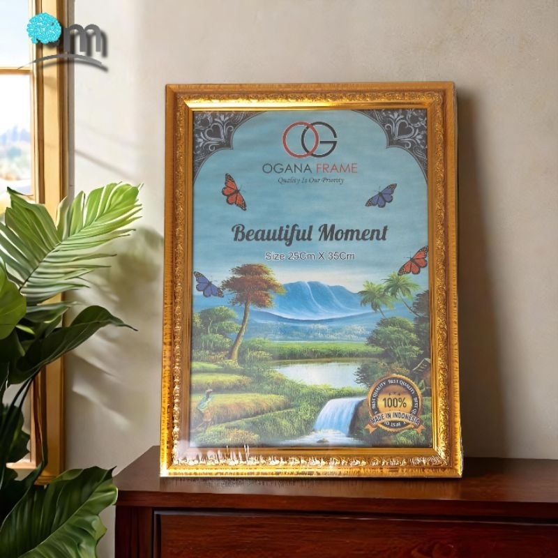 Frame Foto atau Bingkai Foto Ukuran 25x35 cm minimalis