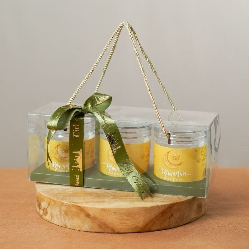 

Box Mika Kue Kering 3 Toples (PER 5PCS) Lebaran Box Mika Idul Fitri (Tinggi 10cm dan 12cm)