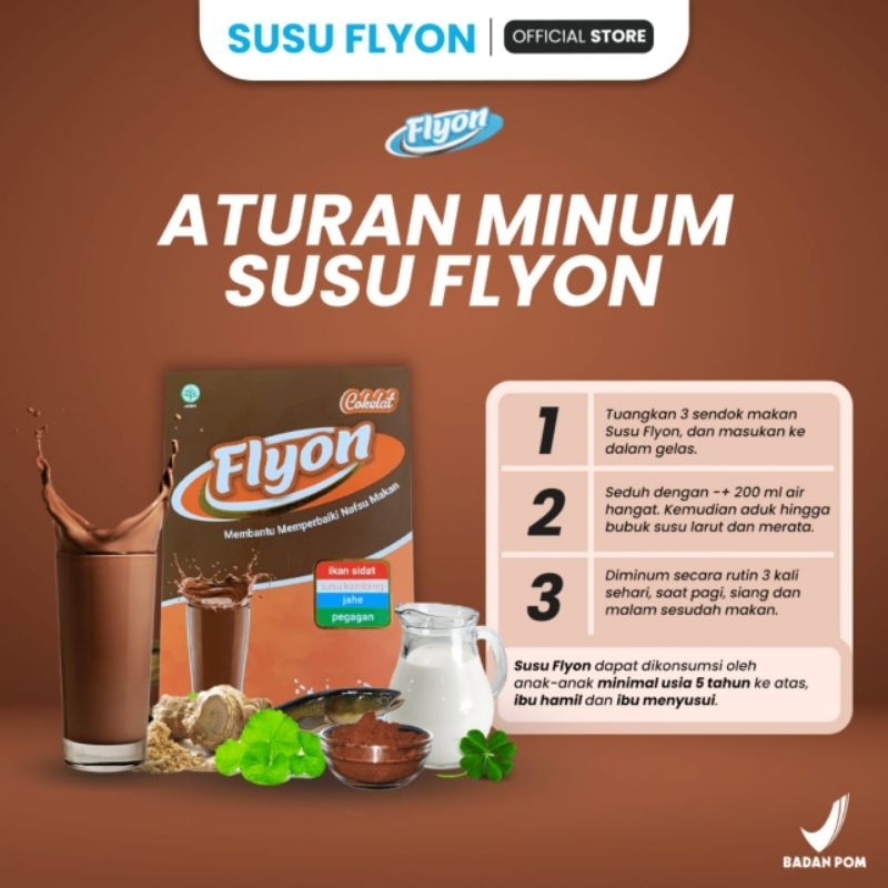 

PROMO SUSU FLYON COKLAT MENAMBAH NAFSU MAKAN