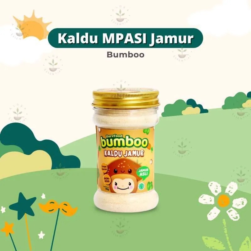 

Bumboo Kaldu Mpasi Jamur | Non MSG | Tanpa Gula | Tanpa Garam 75g | Festive Frozen Food