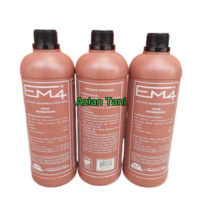 EM4 Ternak, Em4 peternakan, Em4 Coklat kemasan 1 liter
