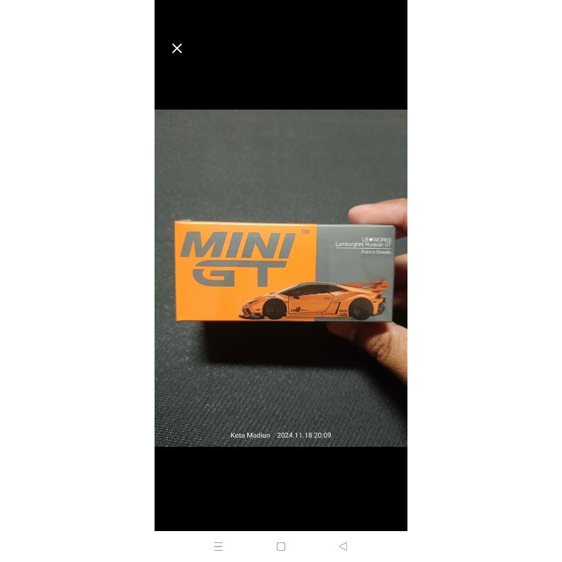 Mini GT LB WORKS Lamborghini Arancio Borealis